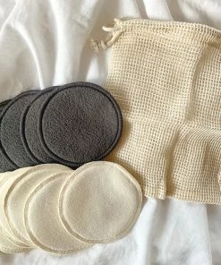 Flow Yoga Wear Skin Care Earth Friendly Hemp + Bamboo Round Facial Pads 10pk