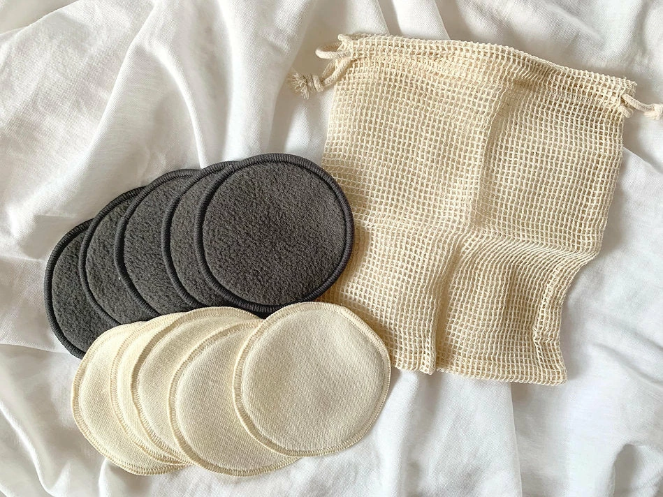 Flow Yoga Wear Skin Care Earth Friendly Hemp + Bamboo Round Facial Pads 10pk 4 Flow Yoga Wear Skin Care Earth Friendly Hemp + Bamboo Round Facial Pads 10pk