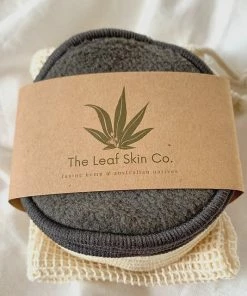 Flow Yoga Wear Skin Care Earth Friendly Hemp + Bamboo Round Facial Pads 10pk