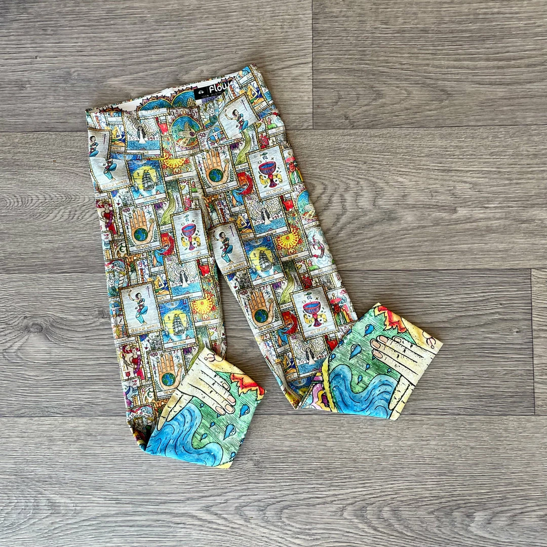 Flow Yoga Wear Tarot XXS 6-8 Capri Length 4 Flow Yoga Wear Tarot XXS 6-8 Capri Length