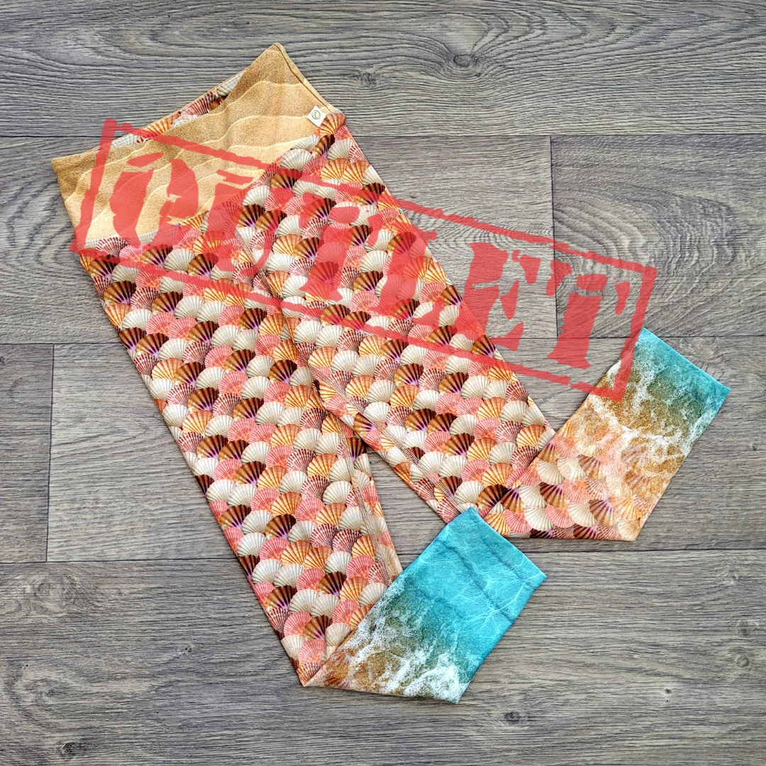 Flow Yoga Wear Seashells XXS 6-8 Pure 7/8 Length OUTLET 3 Flow Yoga Wear Seashells XXS 6-8 Pure 7/8 Length OUTLET