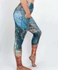 Flow Yoga Wear Ancient Earth Pocket Full Legging ⚘ AUSTRALIANA ⚘
