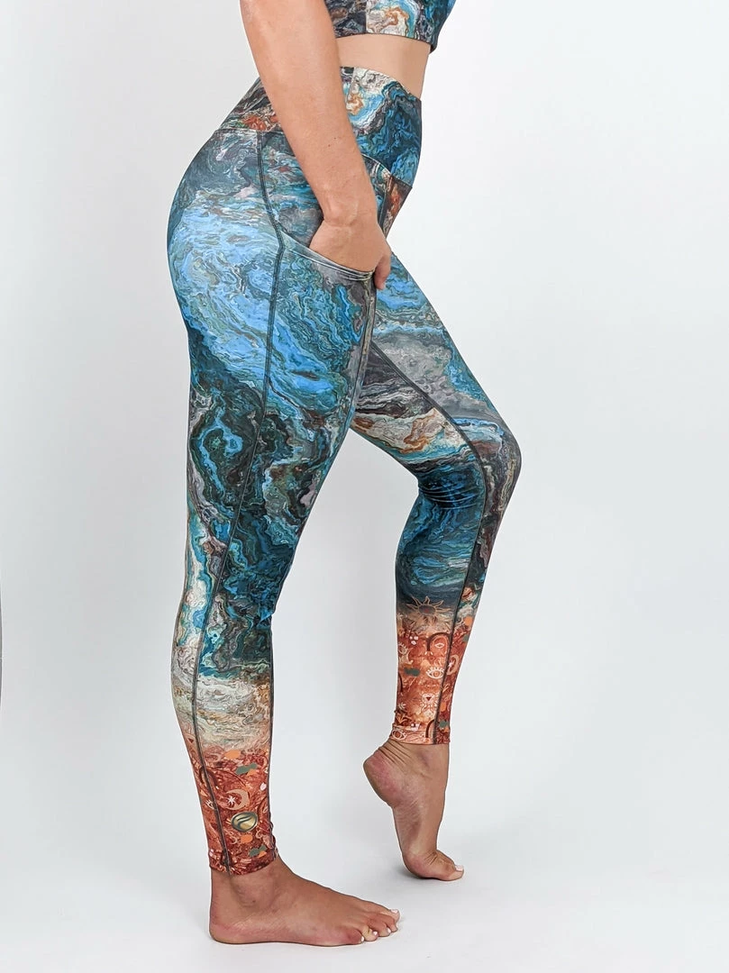 Flow Yoga Wear Ancient Earth Pocket Full Legging ⚘ AUSTRALIANA ⚘ 4 Flow Yoga Wear Ancient Earth Pocket Full Legging ⚘ AUSTRALIANA ⚘