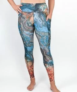 Flow Yoga Wear Ancient Earth Pocket Full Legging ⚘ AUSTRALIANA ⚘