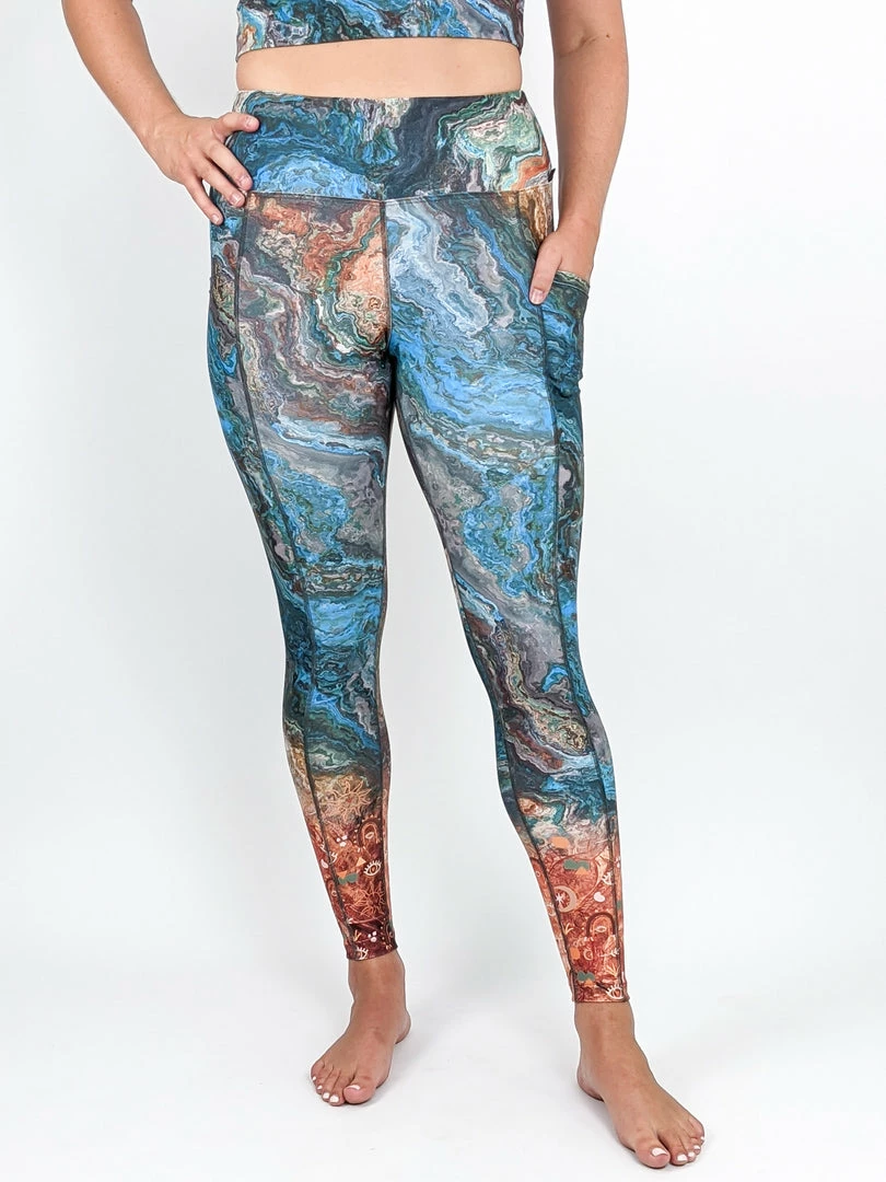 Flow Yoga Wear Ancient Earth Pocket Full Legging ⚘ AUSTRALIANA ⚘ 3 Flow Yoga Wear Ancient Earth Pocket Full Legging ⚘ AUSTRALIANA ⚘