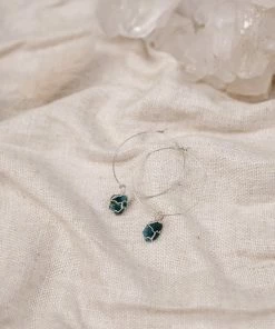 Flow Yoga Wear Apatite Selene Hoops Jewellery