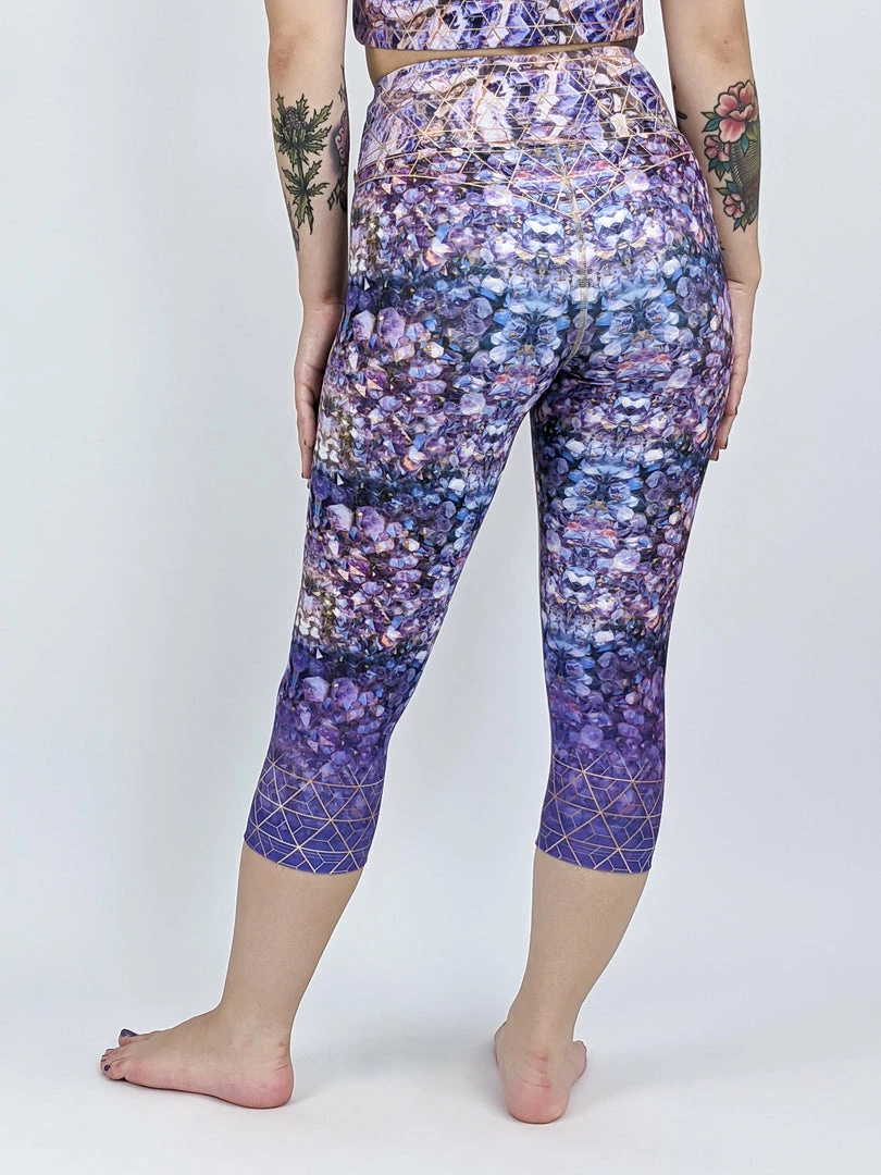 Flow Yoga Wear Amethyst Pure Capri Legging 5 Flow Yoga Wear Amethyst Pure Capri Legging