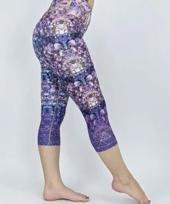 Flow Yoga Wear Amethyst Pure Capri Legging