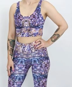 Flow Yoga Wear Amethyst Comfort Crop Top Comfort Crops