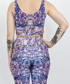 Flow Yoga Wear Amethyst Comfort Crop Top Comfort Crops