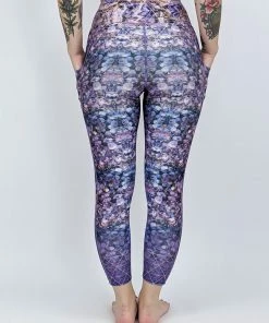 Flow Yoga Wear Amethyst Pocket 7/8th Legging XS, L, XXL, 3XL