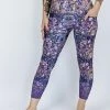 Flow Yoga Wear Amethyst Pocket 7/8th Legging XS, L, XXL, 3XL