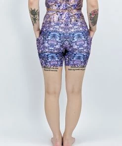 Flow Yoga Wear Amethyst Pocket Shortie ❅ WINTER SALE ❅