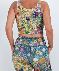 Flow Yoga Wear Artists Garden Comfort Crop Top Comfort Crops