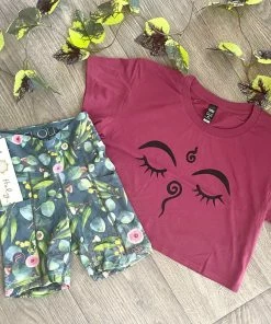 Flow Yoga Wear Buddhini Eyes Crop Tee 2.0