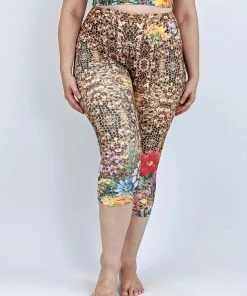 Flow Yoga Wear Bees Knees Pure Capri Legging XXS,XS, L-3XL ❅ WINTER SALE ❅