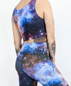 Flow Yoga Wear Blue Moon Comfort Crop Top