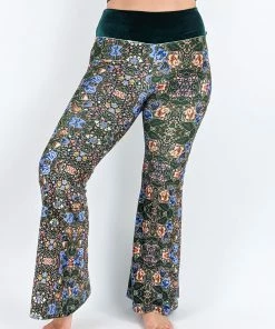 Flow Yoga Wear Flares Boho Velvet Flare