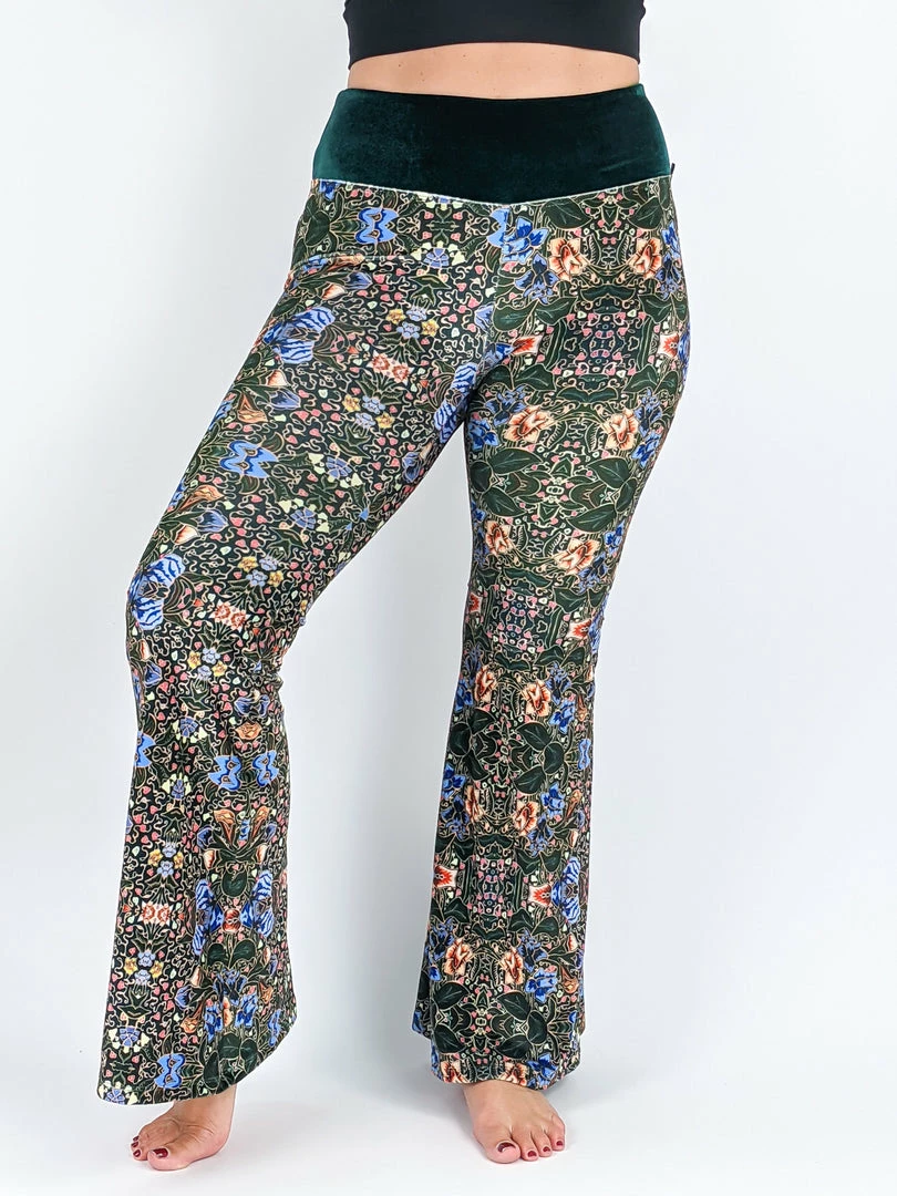 Flow Yoga Wear Flares Boho Velvet Flare 3 Flow Yoga Wear Flares Boho Velvet Flare
