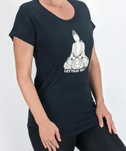 Flow Yoga Wear Buddha Says 2.0 Scoop Tee