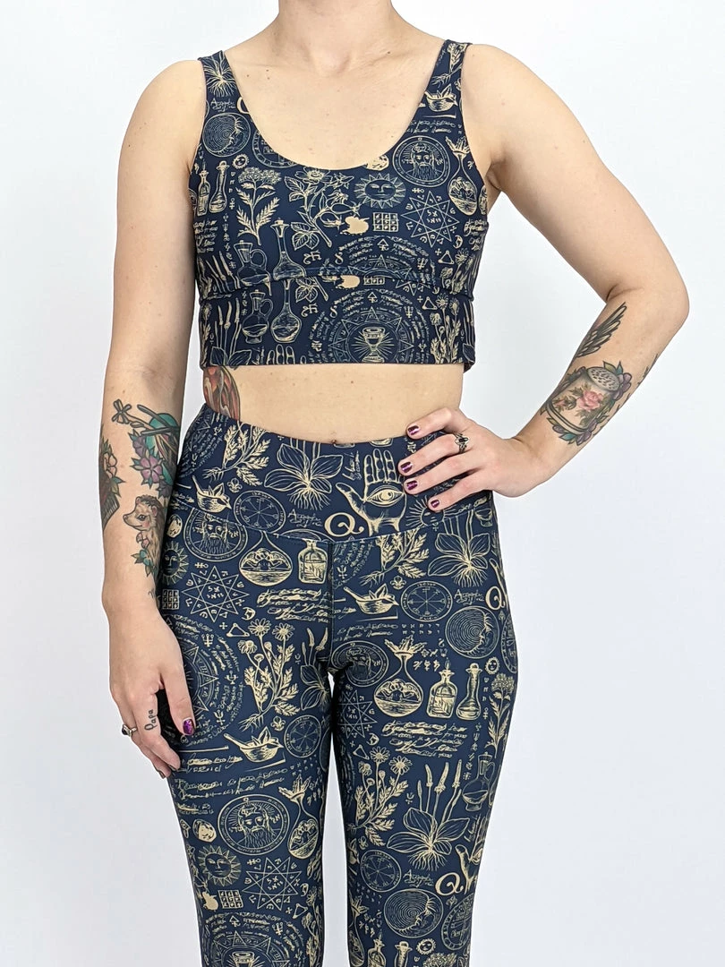 Flow Yoga Wear ⚘ AUSTRALIANA ⚘ Bush Medicine Comfort Crop Top 3 Flow Yoga Wear ⚘ AUSTRALIANA ⚘ Bush Medicine Comfort Crop Top