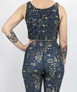 Flow Yoga Wear ⚘ AUSTRALIANA ⚘ Bush Medicine Comfort Crop Top