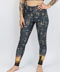 Flow Yoga Wear Bush Medicine Pure Full Legging ⚘ AUSTRALIANA ⚘