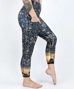 Flow Yoga Wear Bush Medicine Pocket 7/8th Legging XXS OUTLET