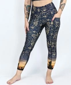 Flow Yoga Wear Bush Medicine Pocket 7/8th Legging XXS OUTLET