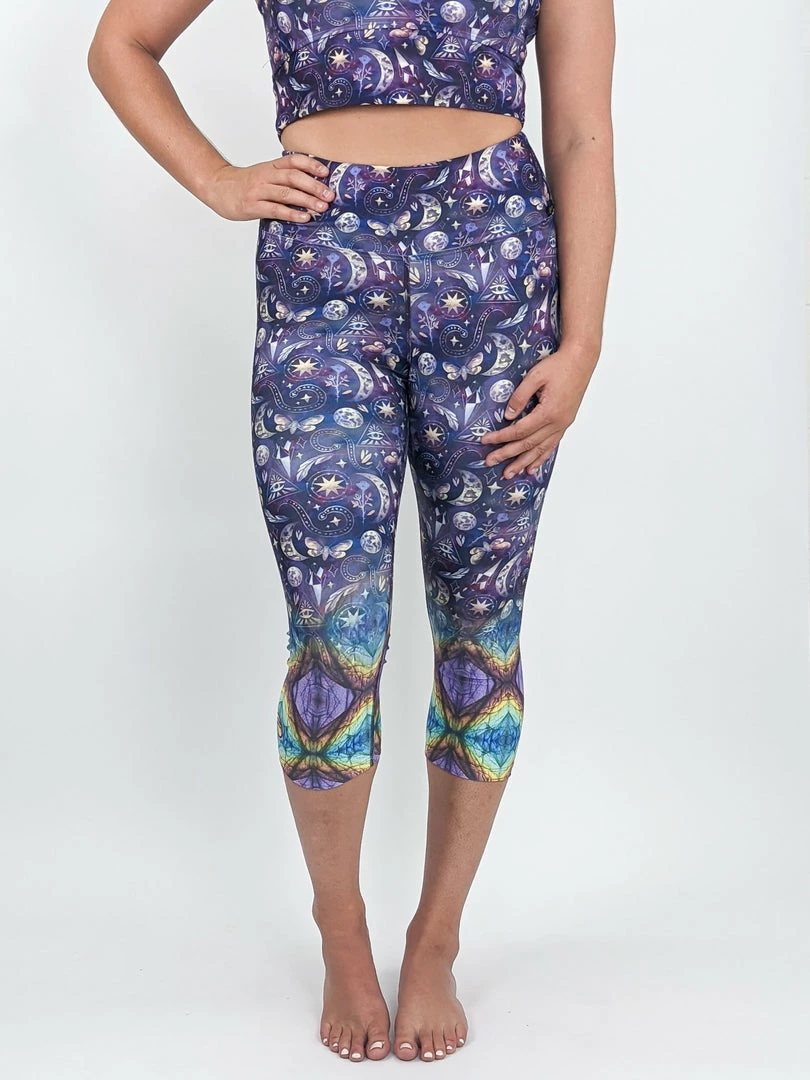 Flow Yoga Wear Pure Capri Leggings Cosmos Pure Capri Legging 3 Flow Yoga Wear Pure Capri Leggings Cosmos Pure Capri Legging