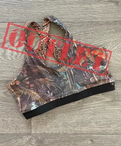 Flow Yoga Wear ❅ WINTER SALE ❅ Aloha XS 8-10 Keyhole Crop Top