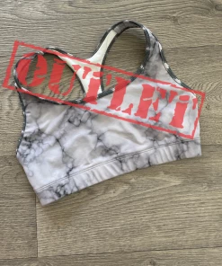 Flow Yoga Wear Smokey L (14-16) Racer Crop Top