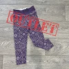 Flow Yoga Wear Purple Bubble XXS 6-8 Capri Legging OUTLET