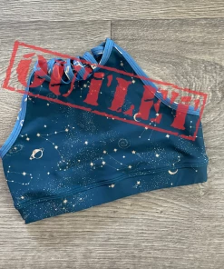 Flow Yoga Wear Stellar XS 8-10 Halter Crop Top