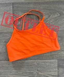 Flow Yoga Wear Sunshine M 12-14 Align Crop Top Racer Crops