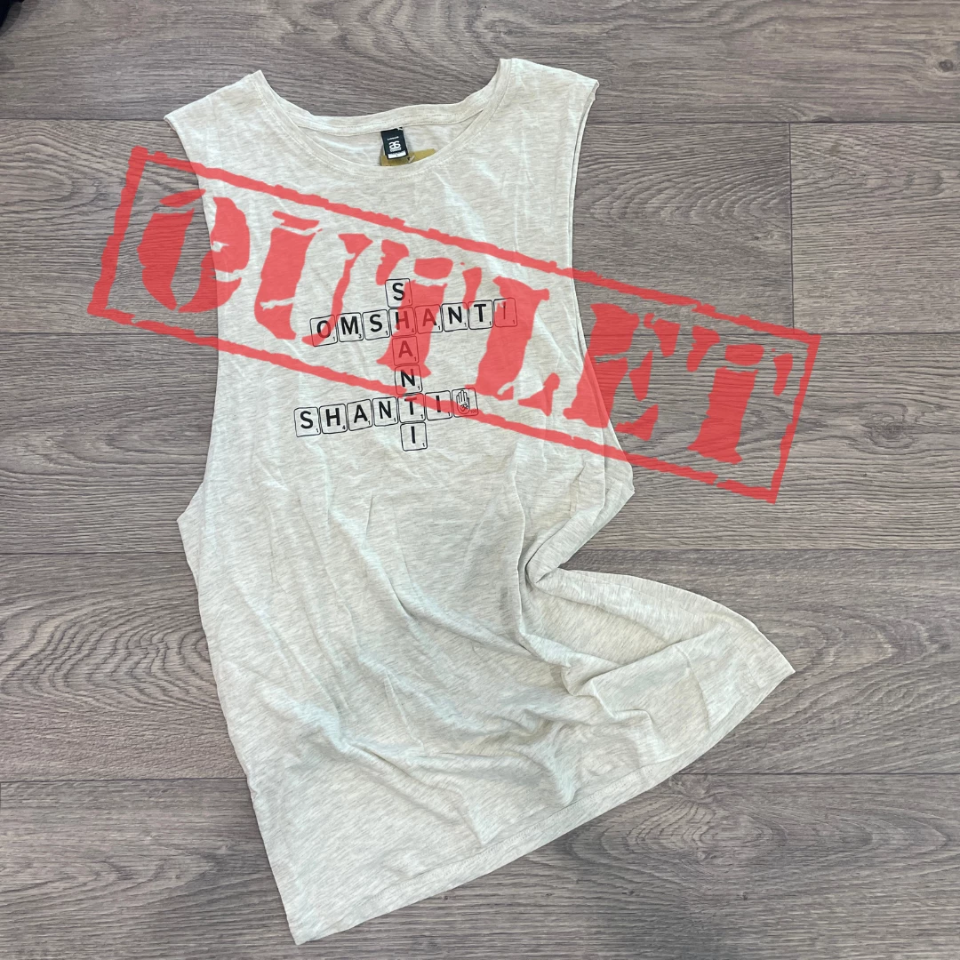 Flow Yoga Wear Om Shanti Unisex Tank L OUTLET 3 Flow Yoga Wear Om Shanti Unisex Tank L OUTLET