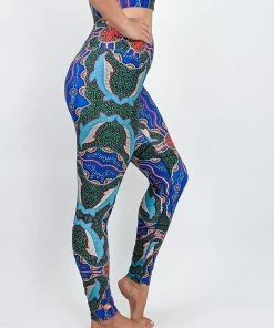 Flow Yoga Wear Dolphin Dreaming Legging ♁ NEW ♁