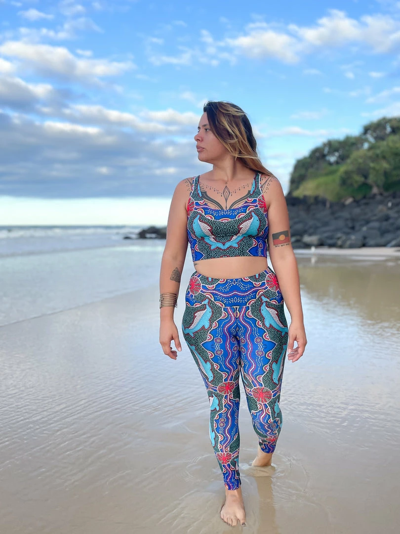 Flow Yoga Wear ♁ NEW ♁ Dolphin Dreaming Comfort Crop Top 7 Flow Yoga Wear ♁ NEW ♁ Dolphin Dreaming Comfort Crop Top