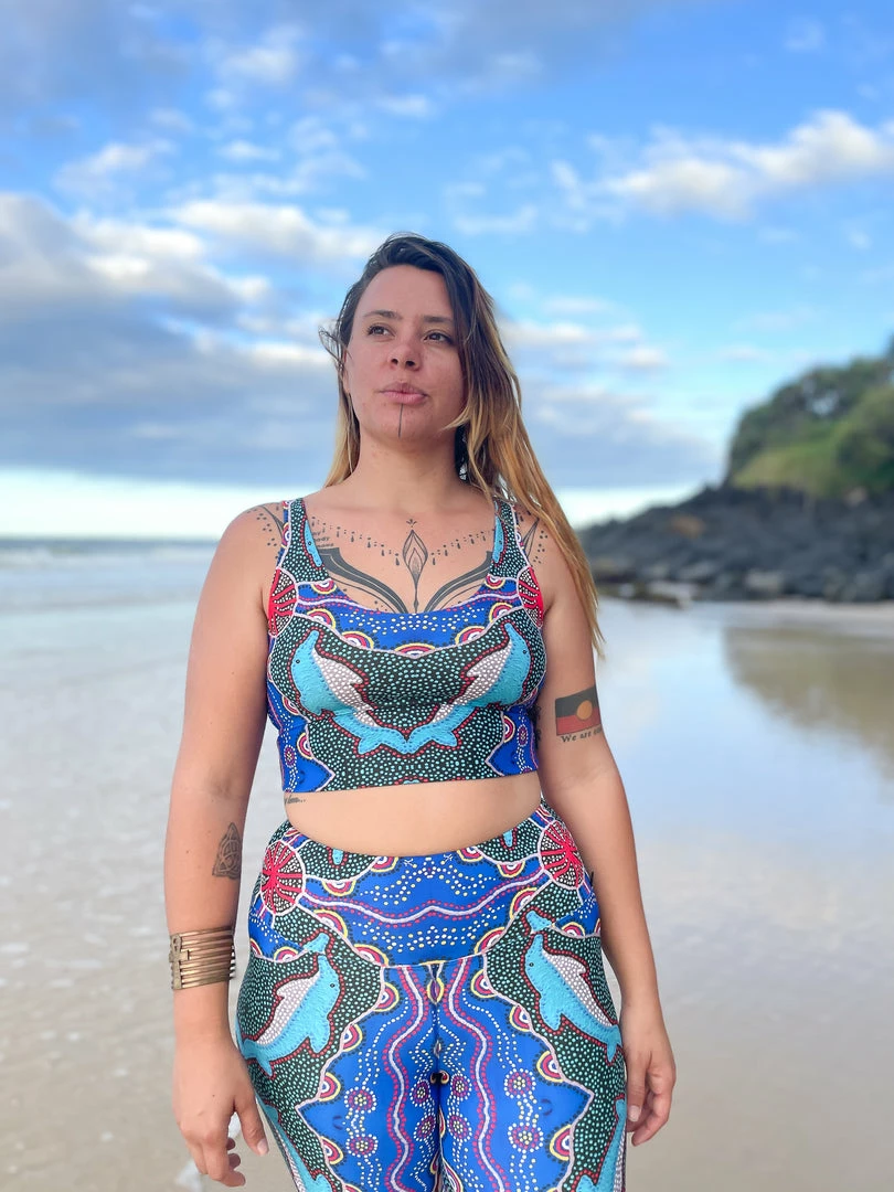 Flow Yoga Wear ♁ NEW ♁ Dolphin Dreaming Comfort Crop Top 6 Flow Yoga Wear ♁ NEW ♁ Dolphin Dreaming Comfort Crop Top