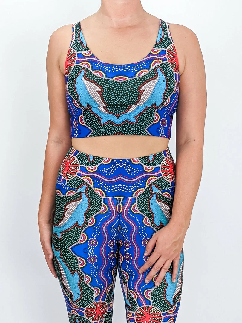 Flow Yoga Wear ♁ NEW ♁ Dolphin Dreaming Comfort Crop Top 3 Flow Yoga Wear ♁ NEW ♁ Dolphin Dreaming Comfort Crop Top
