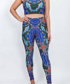 Flow Yoga Wear Dolphin Dreaming Legging ♁ NEW ♁