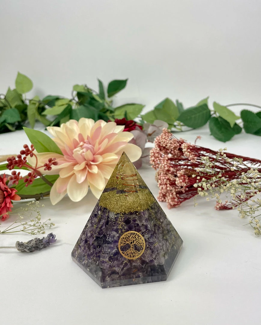 Flow Yoga Wear Elemental Queen Orgonite Deluxe Pyramid 3 Flow Yoga Wear Elemental Queen Orgonite Deluxe Pyramid