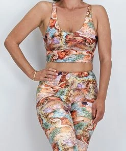 Flow Yoga Wear ⚘ AUSTRALIANA ⚘ Eucalypt Comfort Crop Top