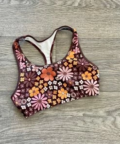 Flow Yoga Wear Woodstock XXS (6-8) Racer Crop Top