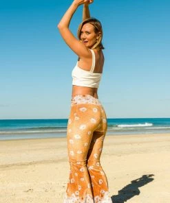 Flow Yoga Wear Flares Flower Child Velvet Flare