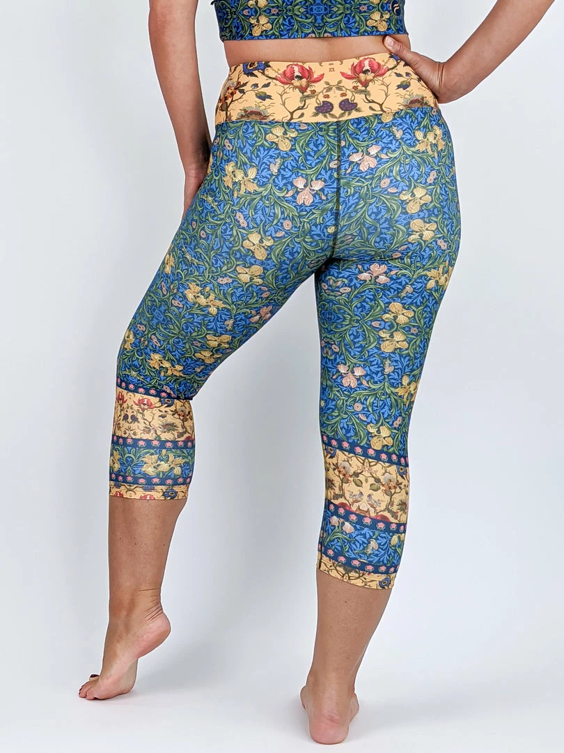 Flow Yoga Wear Garden Parlour Pure Capri Legging 5 Flow Yoga Wear Garden Parlour Pure Capri Legging