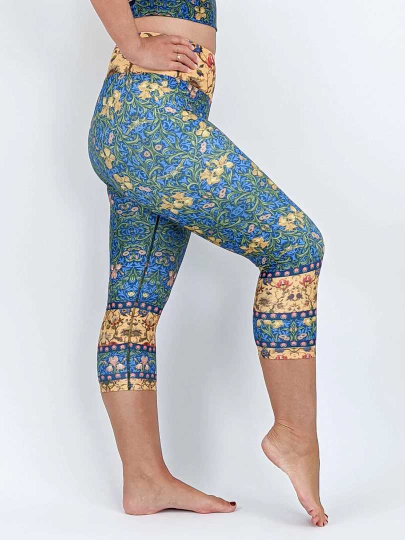 Flow Yoga Wear Garden Parlour Pure Capri Legging 4 Flow Yoga Wear Garden Parlour Pure Capri Legging