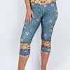 Flow Yoga Wear Garden Parlour Pure Capri Legging 1 Flow Yoga Wear Garden Parlour Pure Capri Legging