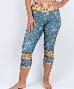 Flow Yoga Wear Garden Parlour Pure Capri Legging