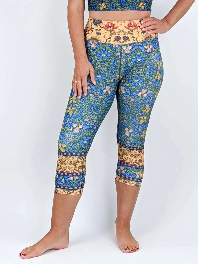 Flow Yoga Wear Garden Parlour Pure Capri Legging 3 Flow Yoga Wear Garden Parlour Pure Capri Legging
